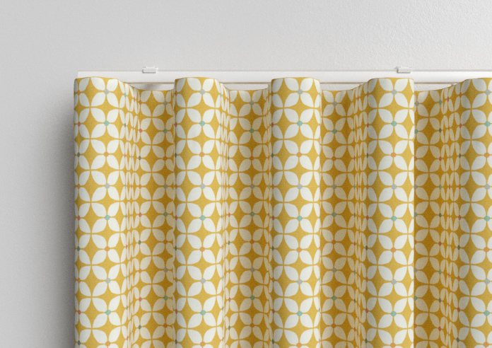 Zap, Butterscotch - Made to Measure Curtains - Image 13